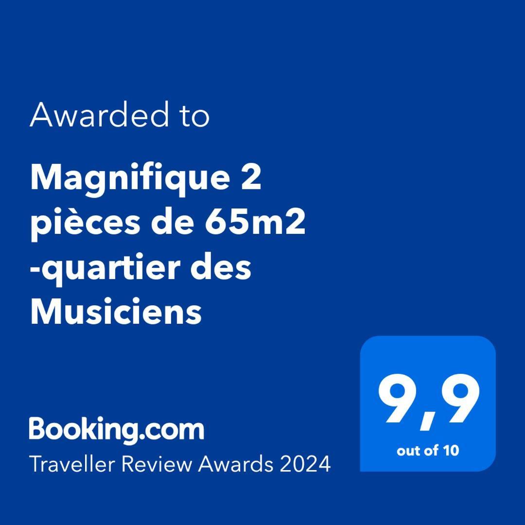 Magnifique 2 Pieces De 65M2 -Quartier Des Musiciens Apartment Nice Exterior photo